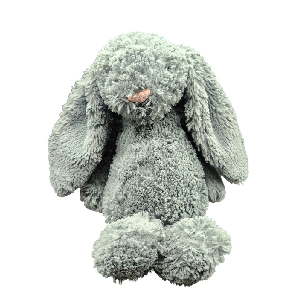 Jellycat Forest Green Bunny Rabbit Plush Toy Soft Floppy Ears Snuggable Comfort